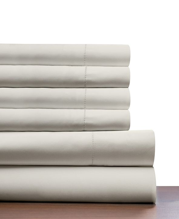 Pointehaven 410 Thread Count 6 Piece King Sheet Set & Reviews - Sheets & Pillowcases - Bed ...