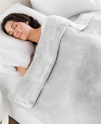 Dream lab acupressure comfort 15 lb weighted blanket with removable cover sales