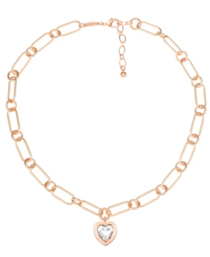 image of Trifari Heart Pendant Necklace