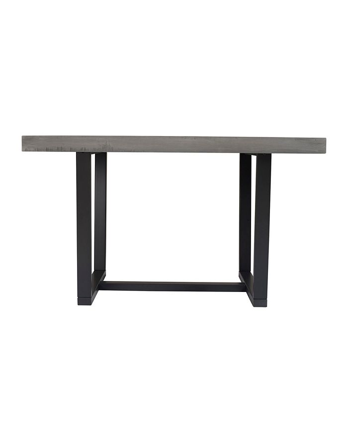 Walker Edison Distressed Solid Wood Dining Table Macy's