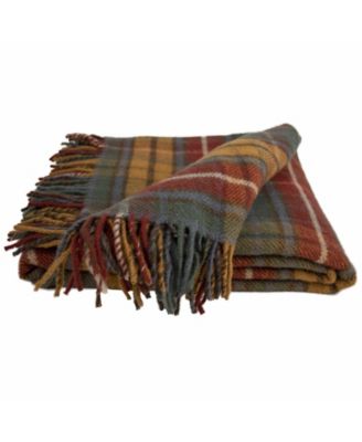 Tartan Tweed Fluffy Throw, 72" x 59"