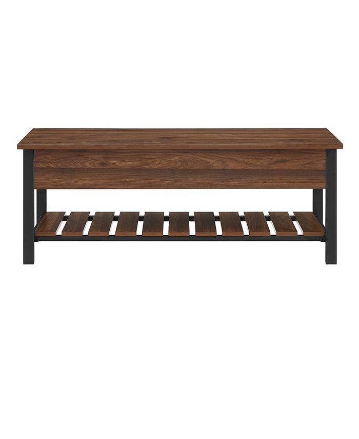 Walker Edison Modern Farmhouse Storage Bench Macy's