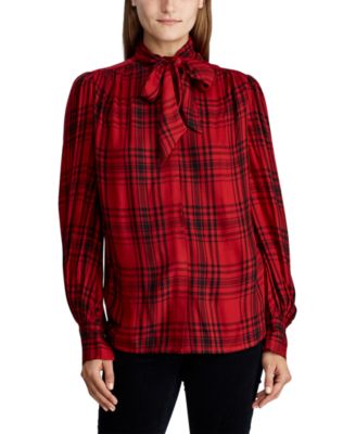 macy's ralph lauren women's blouses