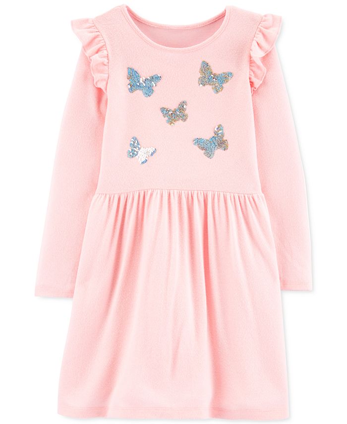 Carter's Little & Big Girls SequinButterflies Jersey Dress Macy's
