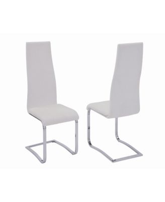 Harlan Faux Leather Dining Chairs, Set Of 4