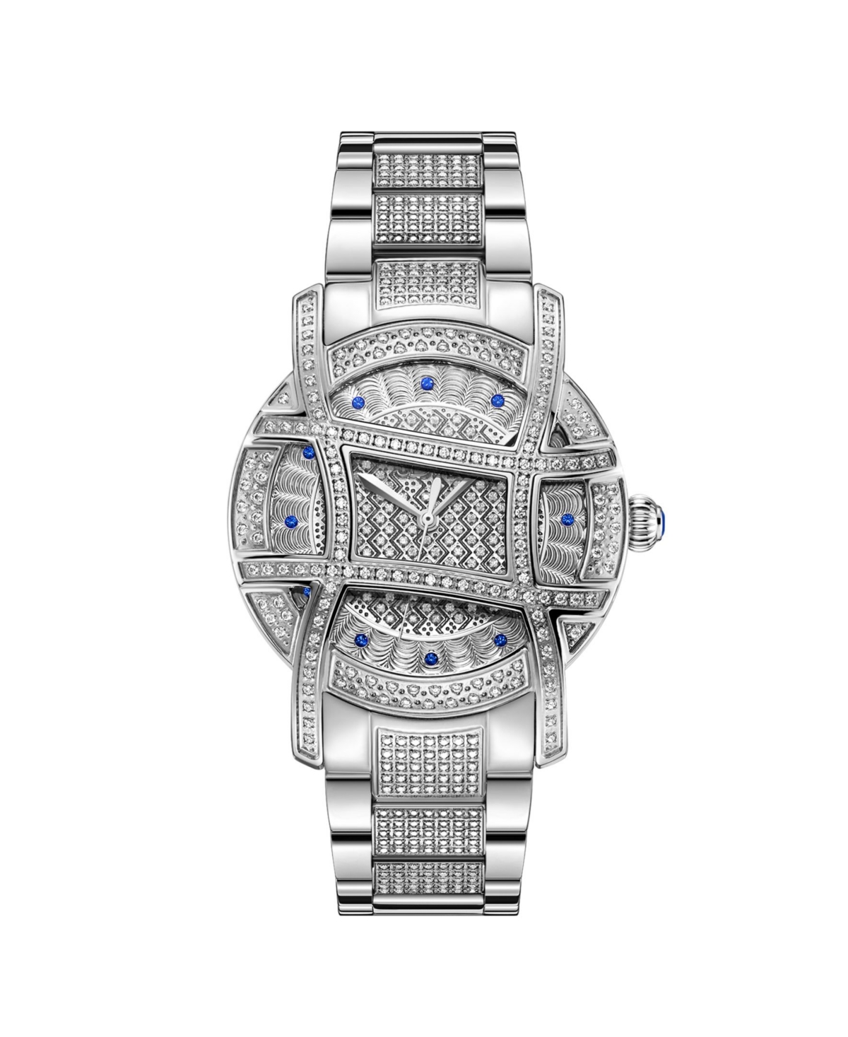 Jbw Women's Olympia Platinum Series Diamond (2 1/2 ct. t.w.) Stainless Steel Watch, 38Mm
