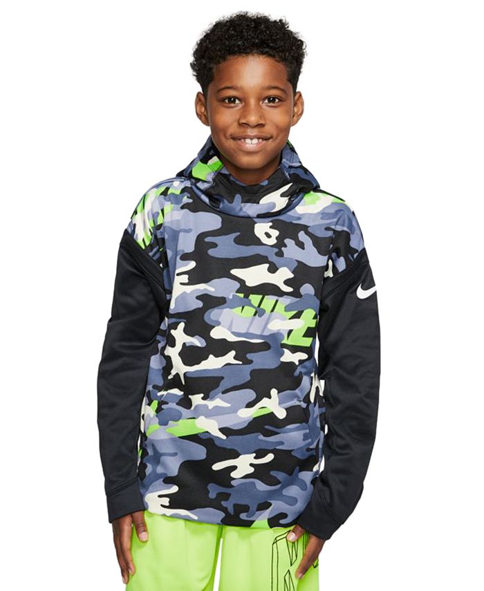 Nike Big Boys Therma Camo-Print Hoodie & Reviews - Sweaters - Kids - Macy's