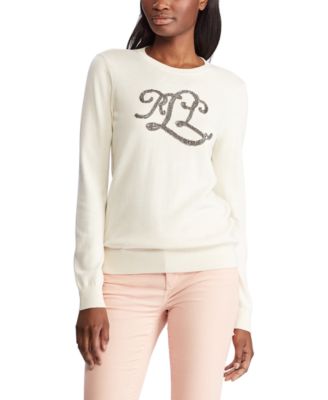 Lauren Ralph Lauren - Beaded Logo Sweater