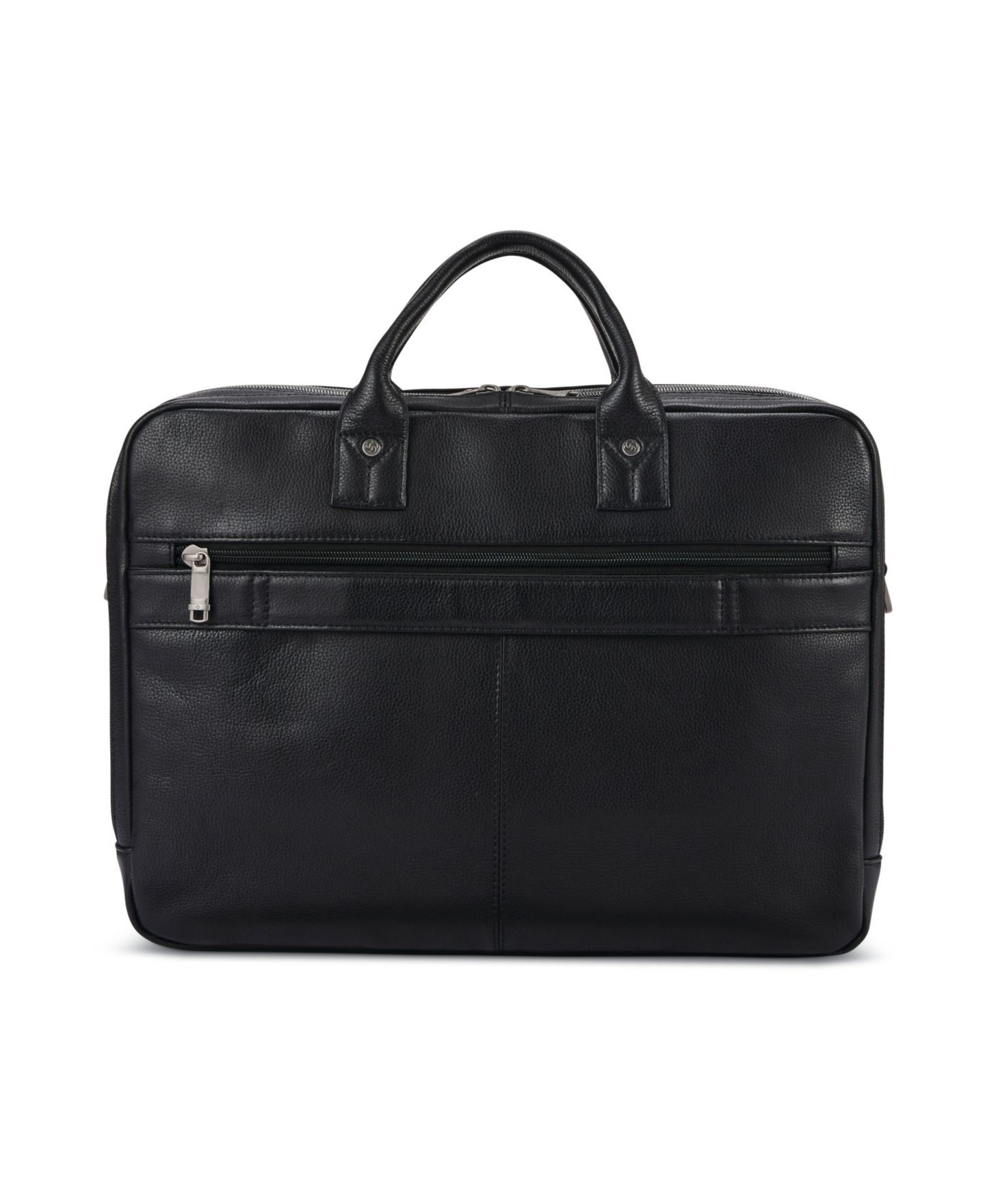 Сумка Samsonite Classic Leather Toploader, цвет: Чёрный — фото 3