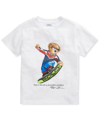 polo bear ski t shirt