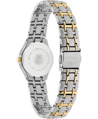 Women's Eco-Drive Two Tone Stainless Steel Bracelet Watch 25mm EW1264-50A