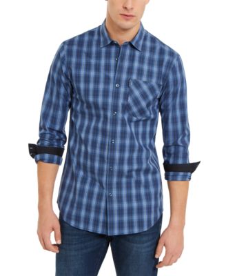 armani exchange button up