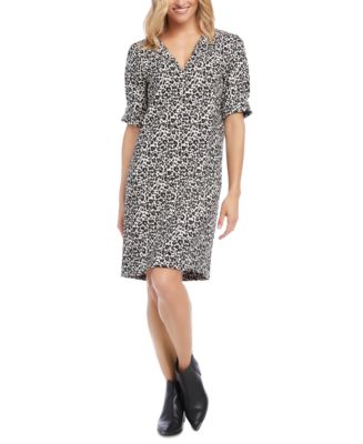 Karen Kane Leopard-Print Shift Dress - Macy's