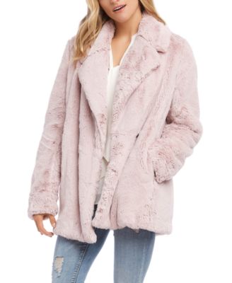 Karen kane long faux fur coat hotsell