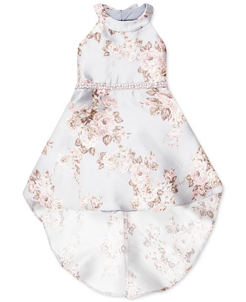 Speechless Little Girls Floral Print High Low Dress Reviews