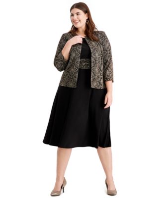 macy's jessica howard plus size dress