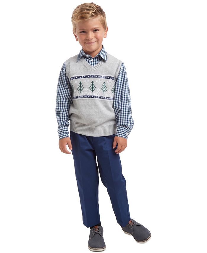 Little boys sweater vest online