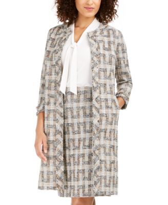 anne klein long jacket