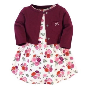 Hudson Baby Girl Dress and Cardigan