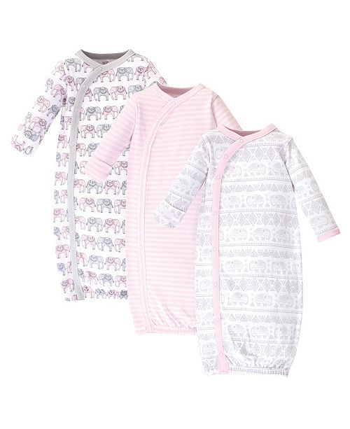 Touched By Nature Baby Girl Organic Kimono Gown 3 Pack Reviews