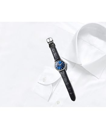 Bulova LIMITED EDITION Automatic American Clipper Black Leather