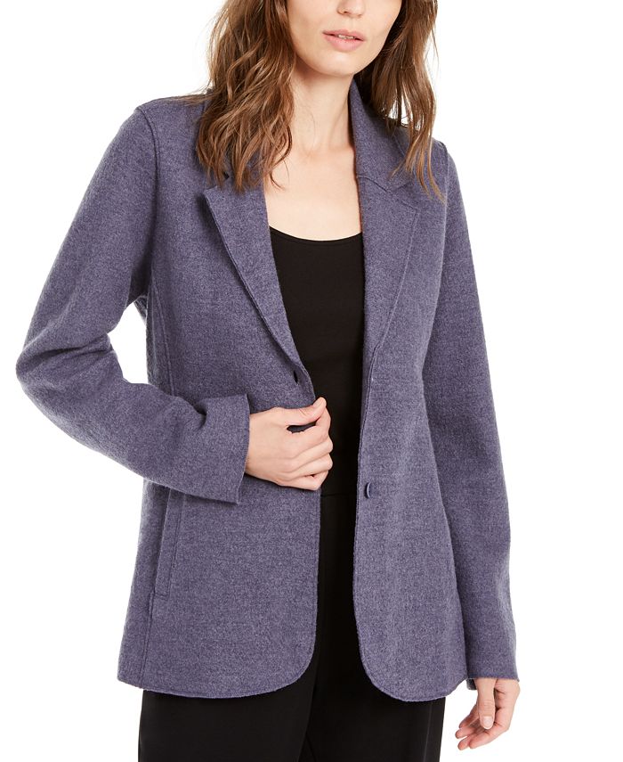 Eileen fisher discount notch collar cardigan