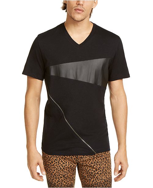 Inc International Concepts Inc Men S Big Tall Zipper V Neck T
