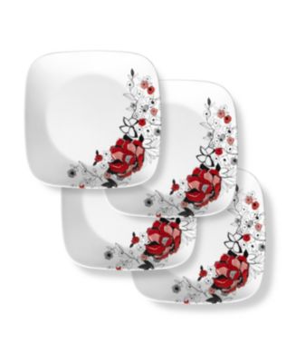Corelle Boutique Chelsea Rose Dinner Plates, Set of Macy's