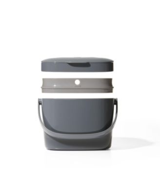1.75 Gallon Compost Bin, Charcoal