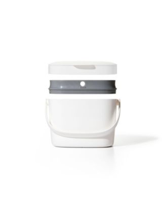 1.75 Gallon Compost Bin, White