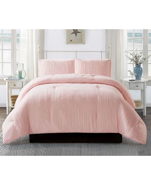 Lily David Crease 3 Piece Comforter Set Full Queen Reviews