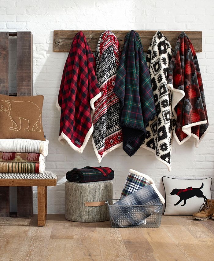 Eddie Bauer Mountain Pine Tartan Cotton Yarn Dye Reversible Flannel