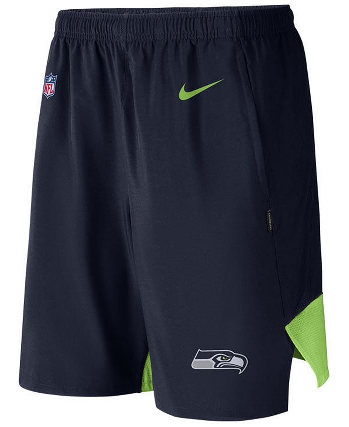 Nike Men's Seattle Seahawks Player Practice Flex Shorts - Macy's
