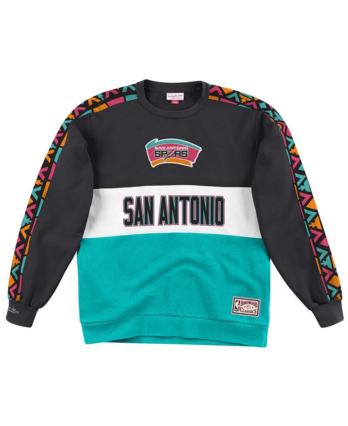 Mitchell Ness Men s San Antonio Spurs Leading Scorer Crew