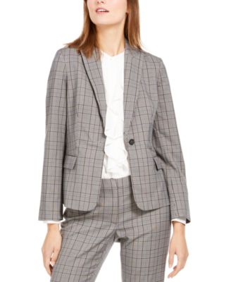 calvin klein one button blazer