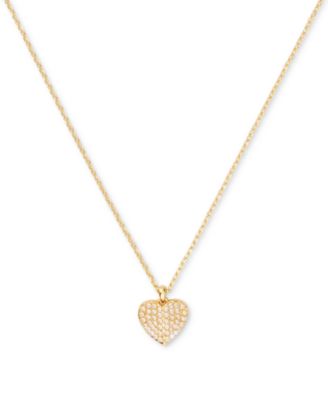 kate spade heart pendant necklace