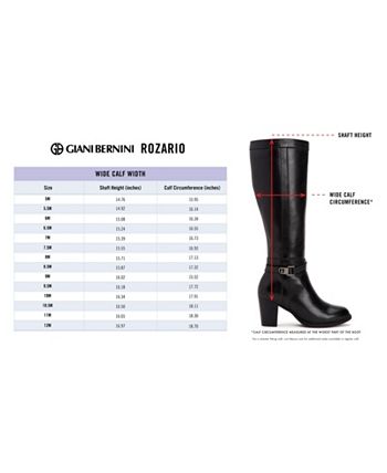 Giani Bernini Rozario Memory Foam Wide Calf Dress Boots Created for Macy s Macy s