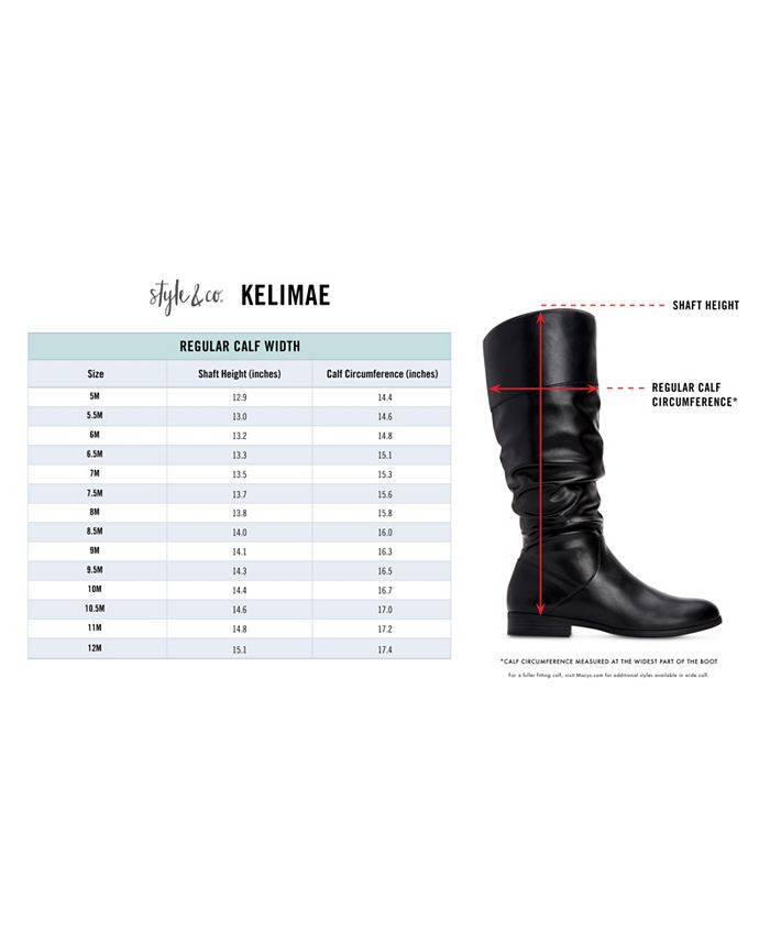 Style & co kelimae scrunched boots discount