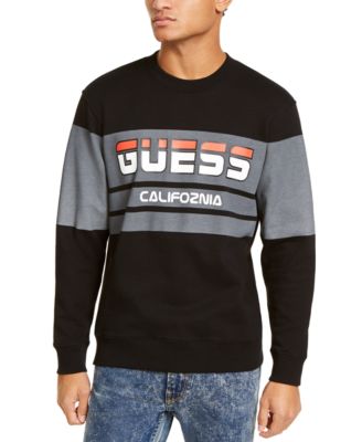 guess colorblock pullover hoodie