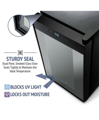 Ivation 8 Bottle Wine Cooler Horizontal