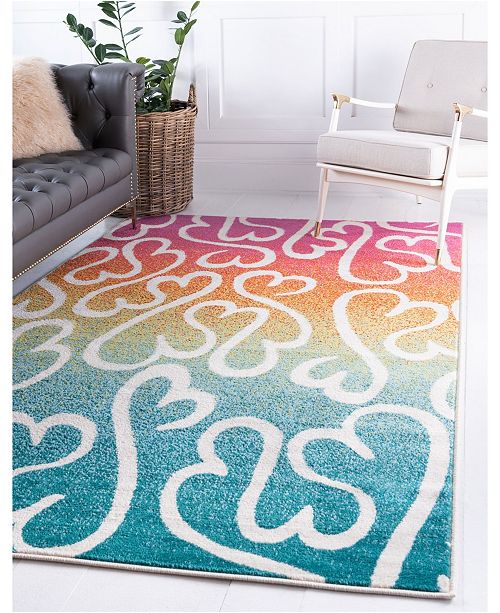 Jane Seymour Open Hearts Jso001 Multi 9 X 12 Area Rug Reviews Rugs Macy S