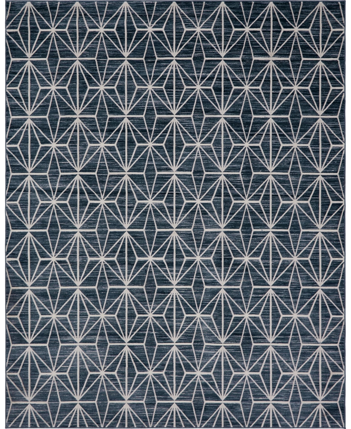 Jill Zarin Fifth Avenue Uptown Jzu002 Navy Blue 8' x 10' Area Rug - Navy Blue