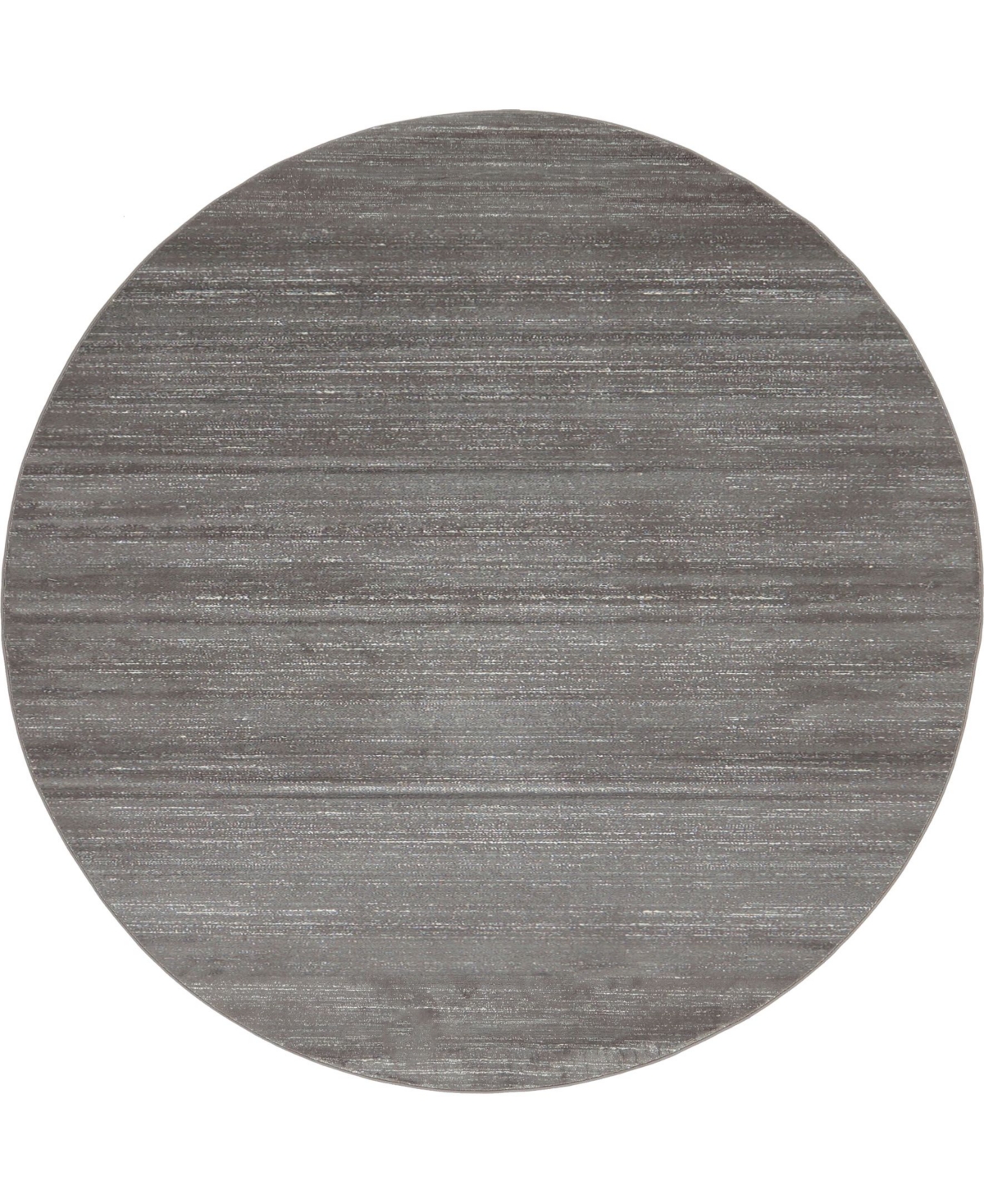 Jill Zarin Madison Avenue Uptown Jzu001 Gray 8' x 8' Round Rug - Gray