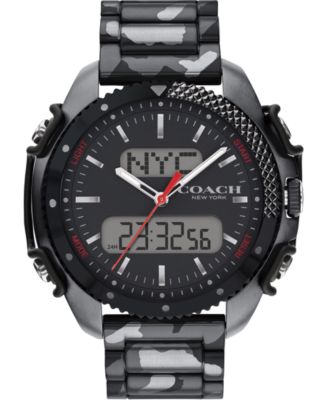 coach camo watch