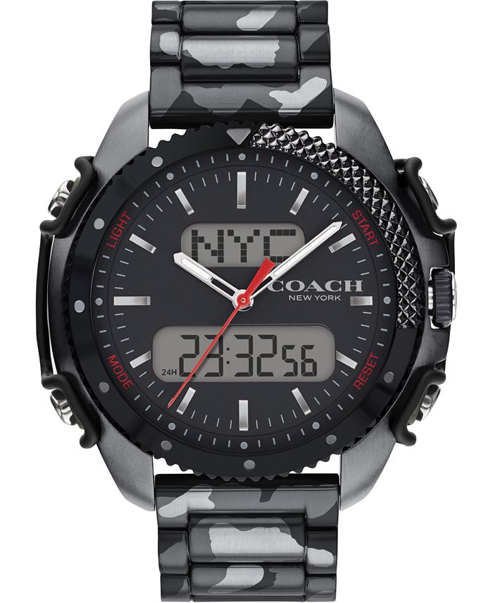 Coach camo outlet watch