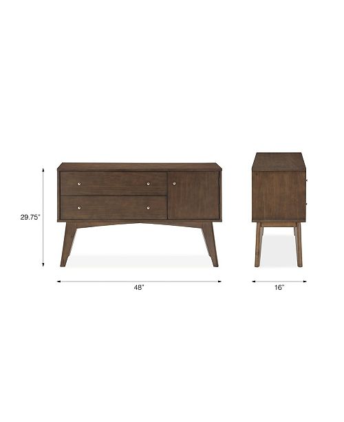 Novogratz Collection Otis Mid Century Modern Console Table Reviews Furniture Macy S
