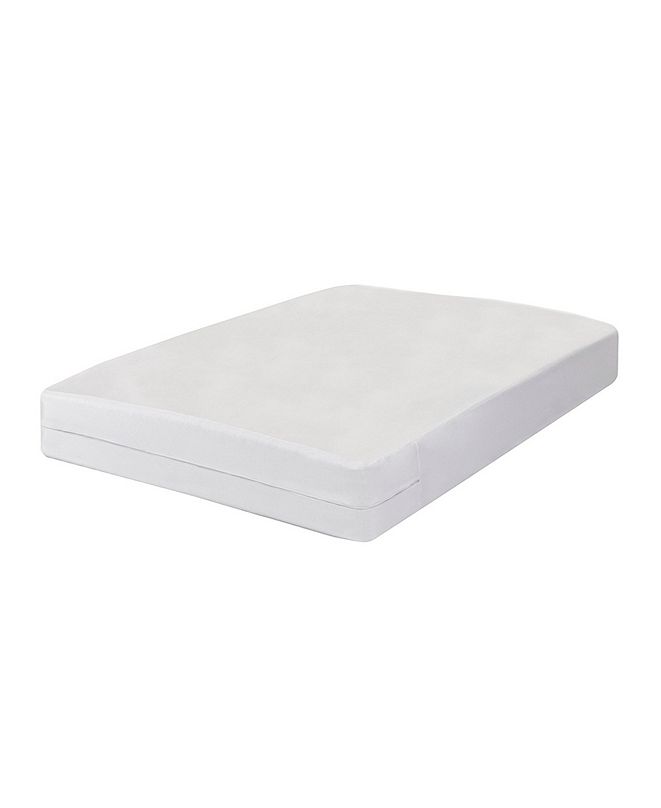 Fresh Ideas AllInOne Zippered Box spring Encasement Cover, Queen & Reviews Mattress Pads