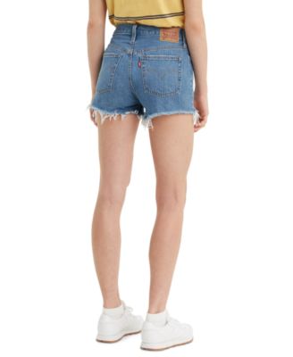 levi's 501 cotton high rise shorts