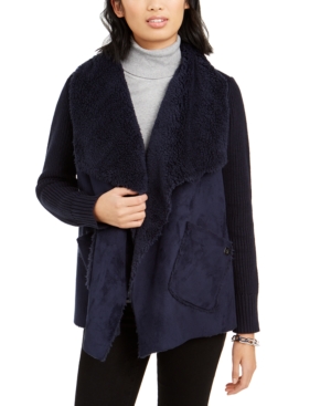 image of Tommy Hilfiger Faux-Shearling Jacket