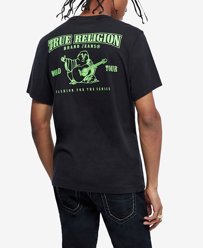 RELIGION Neon Black Graphic T-shirt